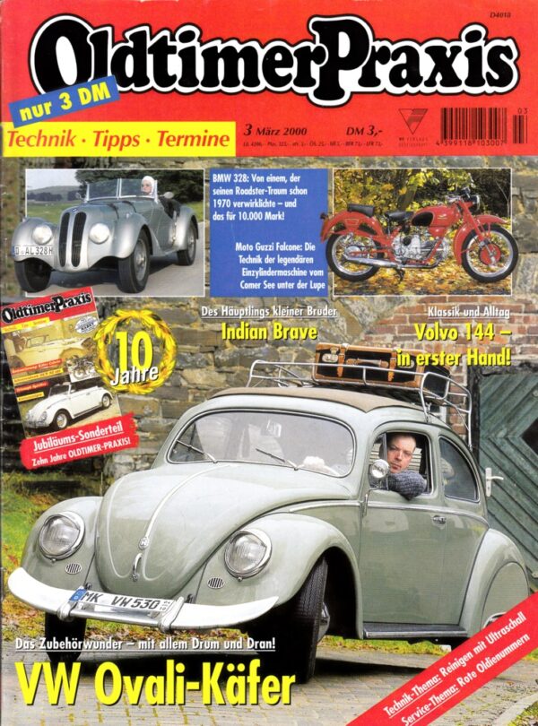 03 Oldtimer Praxis 03/2000 – VW Ovali-Käfer; Moto Guzzi Falcone; Indian Brave
