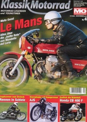 MO Klassik Motorrad 4/2005 – Moto Guzzi Le Mans, AJS Vierzylinder Kompressor, Honda CB 400 F