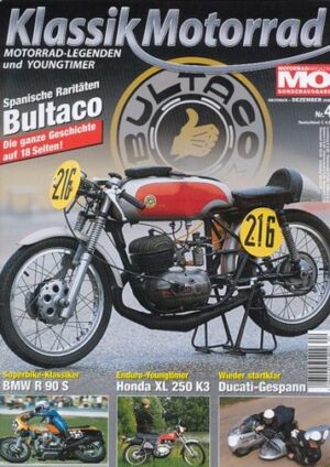 MO Klassik Motorrad 4/2003 – Bultaco; BMW R 90 S; Honda XL 250 K3; DKW RT 200