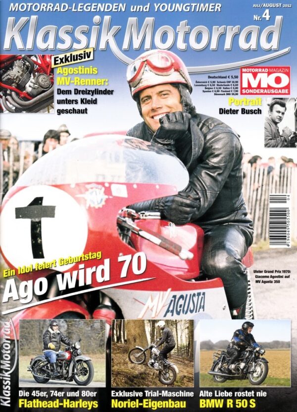 MO Klassik Motorrad 4/2012 – Agostini, MV-Renner, BMW R 50 S, Flathead-Harleys