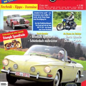 Oldtimer Praxis 05/2007 – VW Karmann Ghia T34; Triumph Speed Twin; MZ TS 250/1