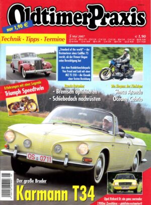 Oldtimer Praxis 05/2007 – VW Karmann Ghia T34; Triumph Speed Twin; MZ TS 250/1