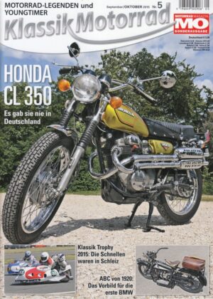 MO Klassik Motorrad 5/2015 – Honda CL 350, ABC Gnome & Rhone, Moto Guzzi Cardellino