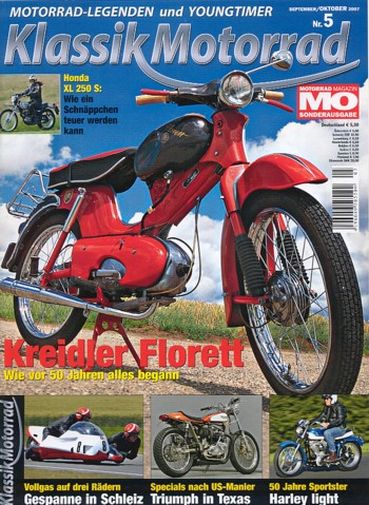 MO Klassik Motorrad 5/2007 – Kreidler Florett; Honda XL 250 Motosport; Maico Mobil MB 200