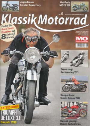MO Klassik Motorrad 6/2017 – Triumph de Luxe 3.H, Kreidler Super Flory, Suzuki Katana 1100