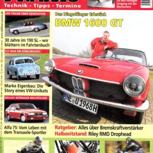Oldtimer Praxis 06/2010 – BMW 1600 GT; BMW R25/2; Scott-Zweitakter; Peripoli Giulietta Super Sport
