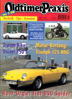 07 Oldtimer Praxis 07/1995 – Fiat 850 Spider; Ducati 750 S; Horex Regina