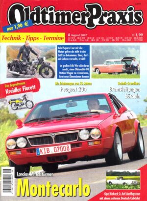 Oldtimer Praxis 08/2007 – Lancia Beta Montecarlo; Ariel Square Four; Kreidler Florett