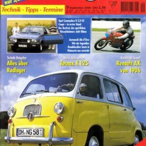 Oldtimer Praxis 09/2000 – Fiat Multipla; Aermacchi Ala d'Oro; Tornax K 125