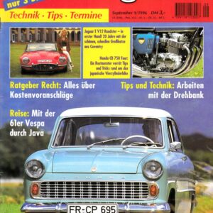 Oldtimer Praxis 9/1996 – Ford 12m; Honda CB 750 Four; Ural-Gespanne