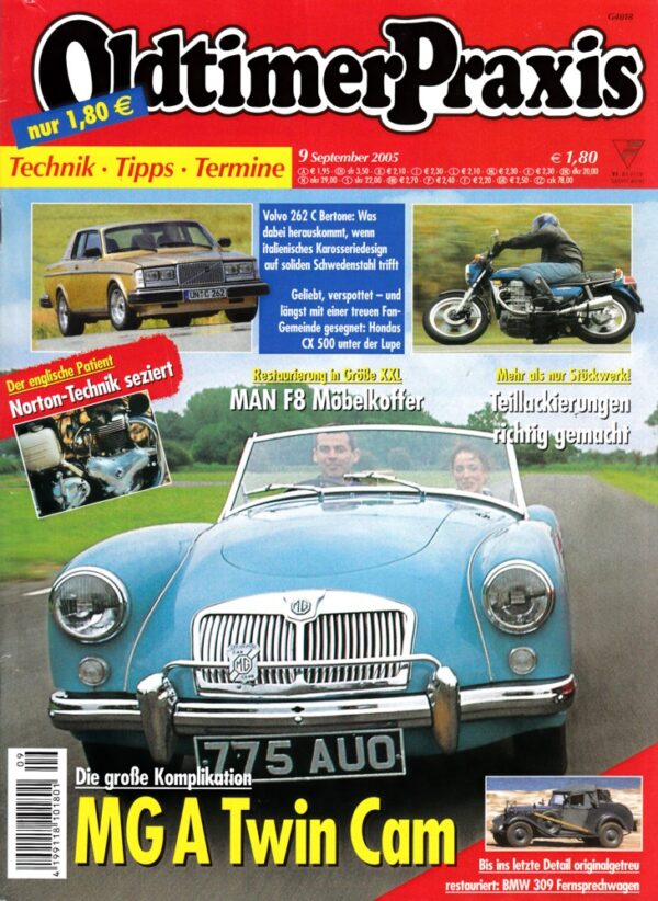 09 Oldtimer Praxis 09/2005 – MG A Twin Cam; Honda CX 500; Norton-Technik