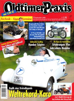 Oldtimer Praxis 09/2006 – Messerschmitt KR 200 Super; Kawasaki A1SS Samurai; Neander