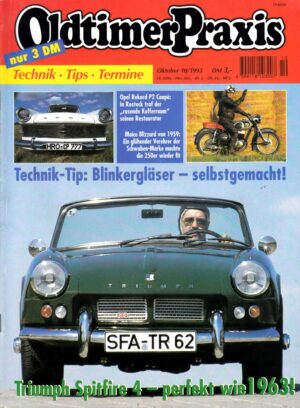 10 Oldtimer Praxis 10/1995 – Triumph Spitfire 4; Maico Blizzard; Dnepr