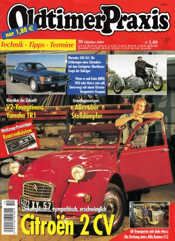 Oldtimer Praxis 10/2004 – Citroën 2 CV; Victoria Bergmeister; Yamaha TR 1