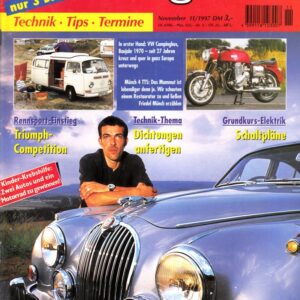 Oldtimer Praxis 11/1997 – Jaguar Mk2; Münch-4 TTS 1200; Zündapp CS 50 Sport und KS 100