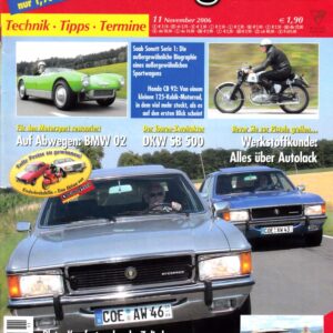 Oldtimer Praxis 11/2006 – Ford Granada; Honda CB 92; DKW SB 500