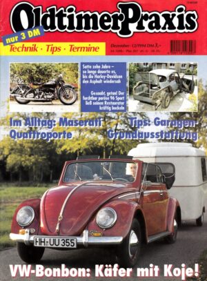 Oldtimer Praxis 12/1994 – VW Käfer Cabriolet und Eriba Puck; Harley-Davidson Flathead
