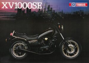 YAMAHA XV 1000 SE / 750 SE + Prospekt brochure + 4 Seiten + aus 1983?