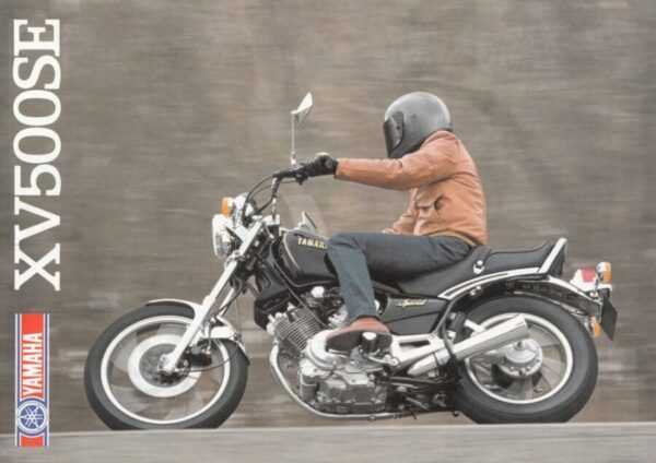 YAMAHA XV 500 SE + PROSPEKT brochure + 4 Seiten + Stand 5/83