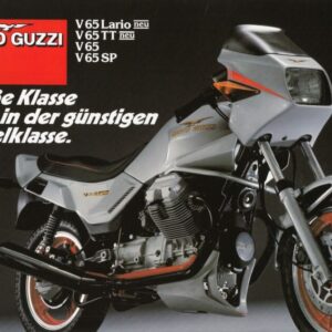 MOTO GUZZI V 65 Lario / TT / SP + Prospekt brochure + 6 Seiten