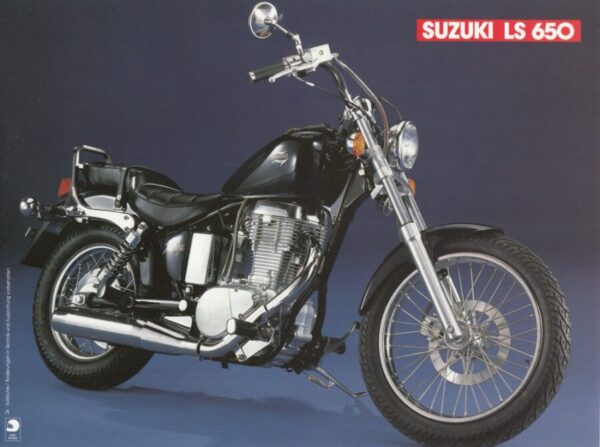 SUZUKI LS 650 Savage + Prospekt flyer + 1 Blatt / 2 Seiten