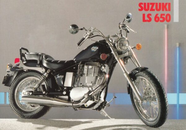 SUZUKI LS 650 Savage + Prospekt flyer + 1 Blatt / 2 Seiten