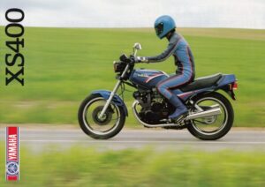 YAMAHA XS 400 + Prospekt brochure + 4 Seiten + Stand 1/85