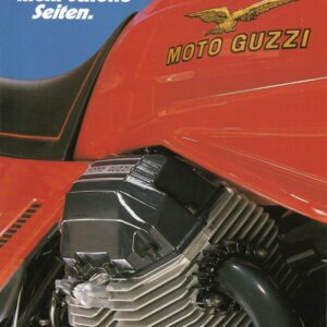 MOTO GUZZI + Katalog 1986 ? + Prospekt brochure + 8 Seiten