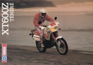 YAMAHA XT 600Z Ténéré + Prospekt brochure + 6 Seiten + Stand 1/88