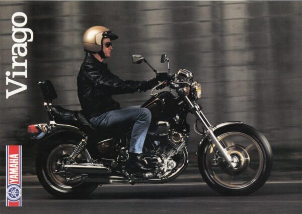 YAMAHA XV 1000 Virago + PROSPEKT brochure + 6 Seiten + Stand 1/88
