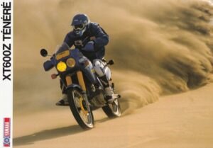Titelseite: YAMAHA XT 600 Z Ténéré + Prospekt brochure + 4 Seiten + Stand 12/88