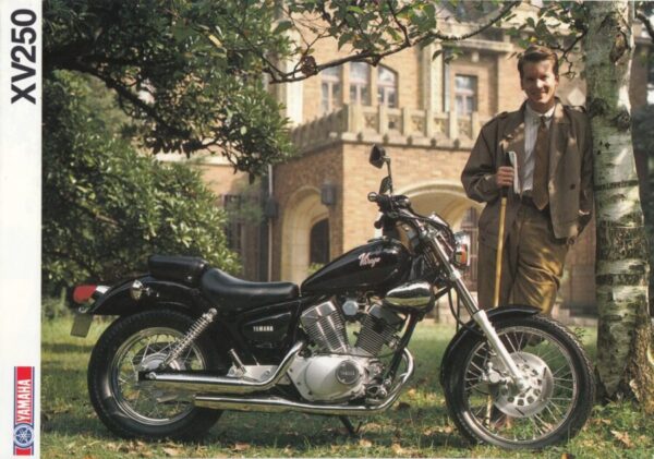YAMAHA XV 250 Virago + PROSPEKT brochure + 4 Seiten + Stand 12/88