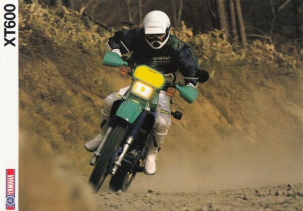 YAMAHA XT 600 + Prospekt brochure + 4 Seiten + Stand 12/88