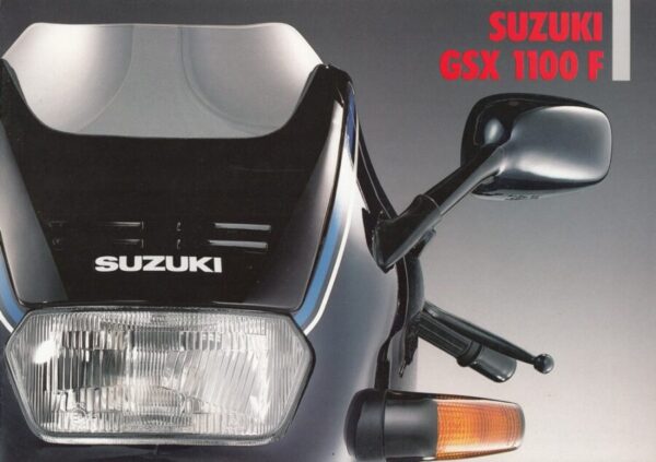 SUZUKI GSX 1100 F + PROSPEKT brochure + 4 Seiten + aus 1989?