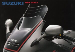 SUZUKI GSX 1100 F + PROSPEKT brochure + 4 Seiten + aus 1989?