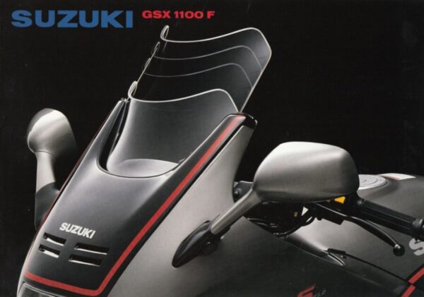 SUZUKI GSX 1100 F + PROSPEKT brochure + 4 Seiten + aus 1989?