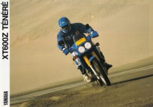 Titelseite: YAMAHA XT 600 Z Ténéré + Prospekt brochure + 4 Seiten + Stand 11/89