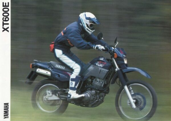 YAMAHA XT 600 E + Prospekt brochure + 6 Seiten + Stand 11/89