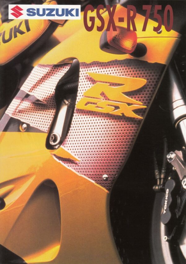 SUZUKI GSX-R 750 + Prospekt brochure + 6 Seiten + aus 1991?