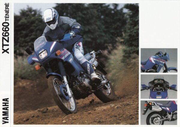 YAMAHA XTZ660 Ténéré + Prospekt brochure + 6 Seiten + Stand 11/91