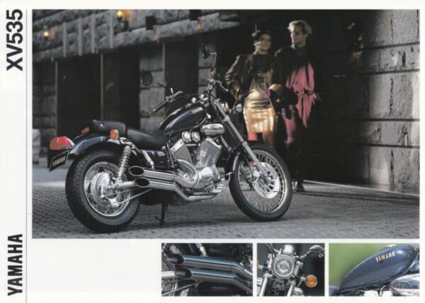 YAMAHA XV 535 Virago + PROSPEKT brochure + 4 Seiten + aus 1992?
