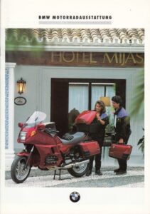 Titelseite: BMW, Motorräder Modelljahr 1992 Motorradausstattung + Prospekt + 20 Seiten