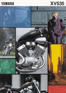 Titelseite: YAMAHA XV 535 Virago + PROSPEKT brochure + 4 Seiten + aus 1993?