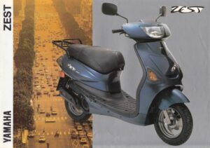 YAMAHA Zest (YE50) + Prospekt brochure + 4 Seiten + aus 1993