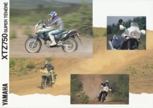 YAMAHA XTZ750 Super Ténéré + Prospekt brochure + 6 Seiten + aus 1993?
