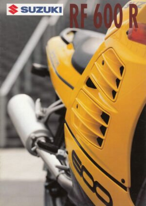 SUZUKI RF 600 R + Prospekt brochure + 4 Seiten