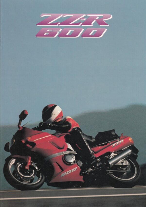 KAWASAKI ZZ-R 600 + Prospekt brochure + 8 Seiten + aus 1993?