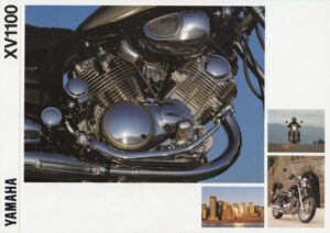Titelseite: YAMAHA XV 1100 Virago + PROSPEKT brochure + 4 Seiten + Stand 3/93