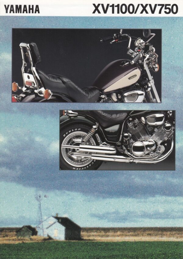 YAMAHA XV 1100 / XV 750 Virago + PROSPEKT brochure + 6 Seiten + aus 1994?