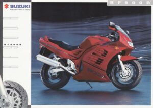 SUZUKI RF 900 R + Prospekt brochure + 4 Seiten + aus 10/1994